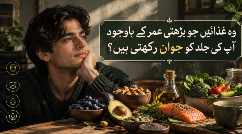 وہ غذائیں جو بڑھتی عمر کے باوجود آپ کی جِلد کو جوان رکھتی ہیں؟